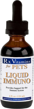 Liquid Immuno Pet Supplement for Cats and Dogs - 4 oz Bacon Flavor