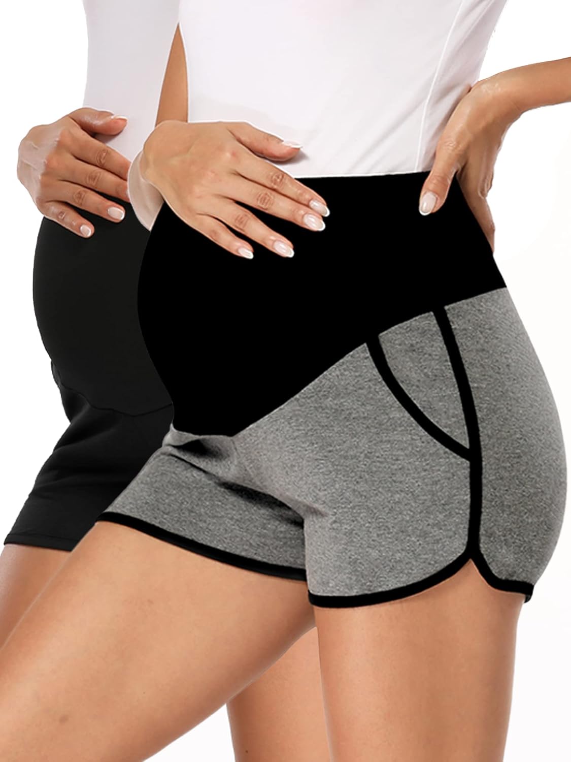 fitglam Women's Maternity Shorts for Comfort and Style