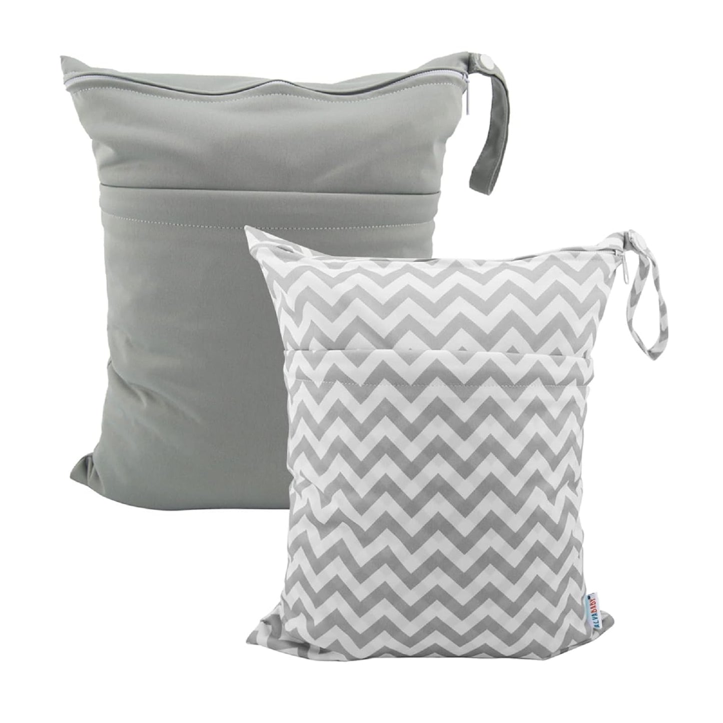 ALVABABY Wet Dry Bag with Dual Pockets - Waterproof & Reusable