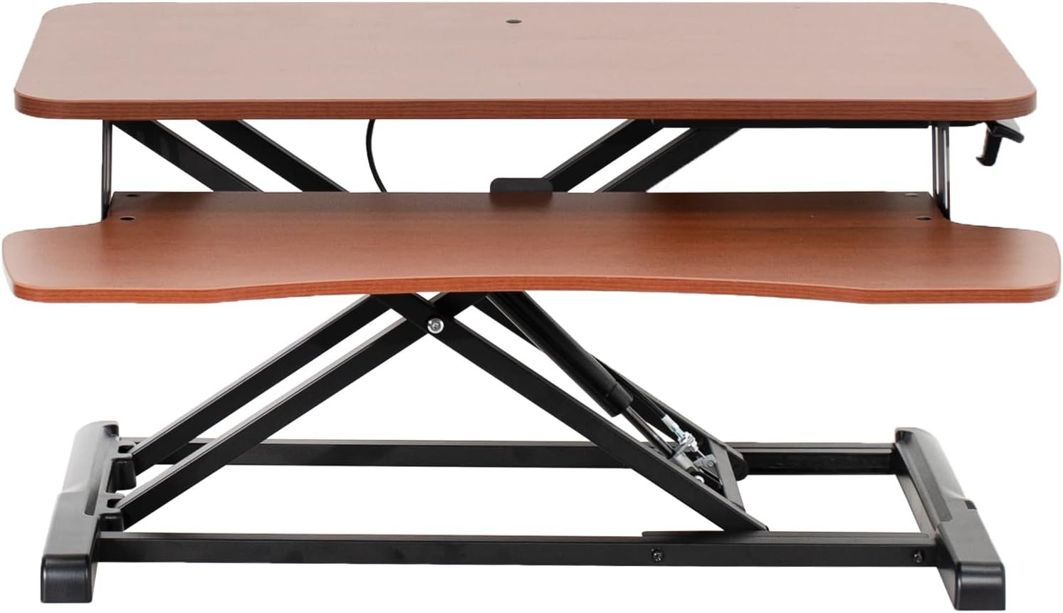 Height Adjustable Sit-Stand Desk Converter for Dual Monitors