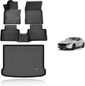 KELCSEECS Floor Mats for Mazda 3 Hatchback 2019-2025 - All-Weather