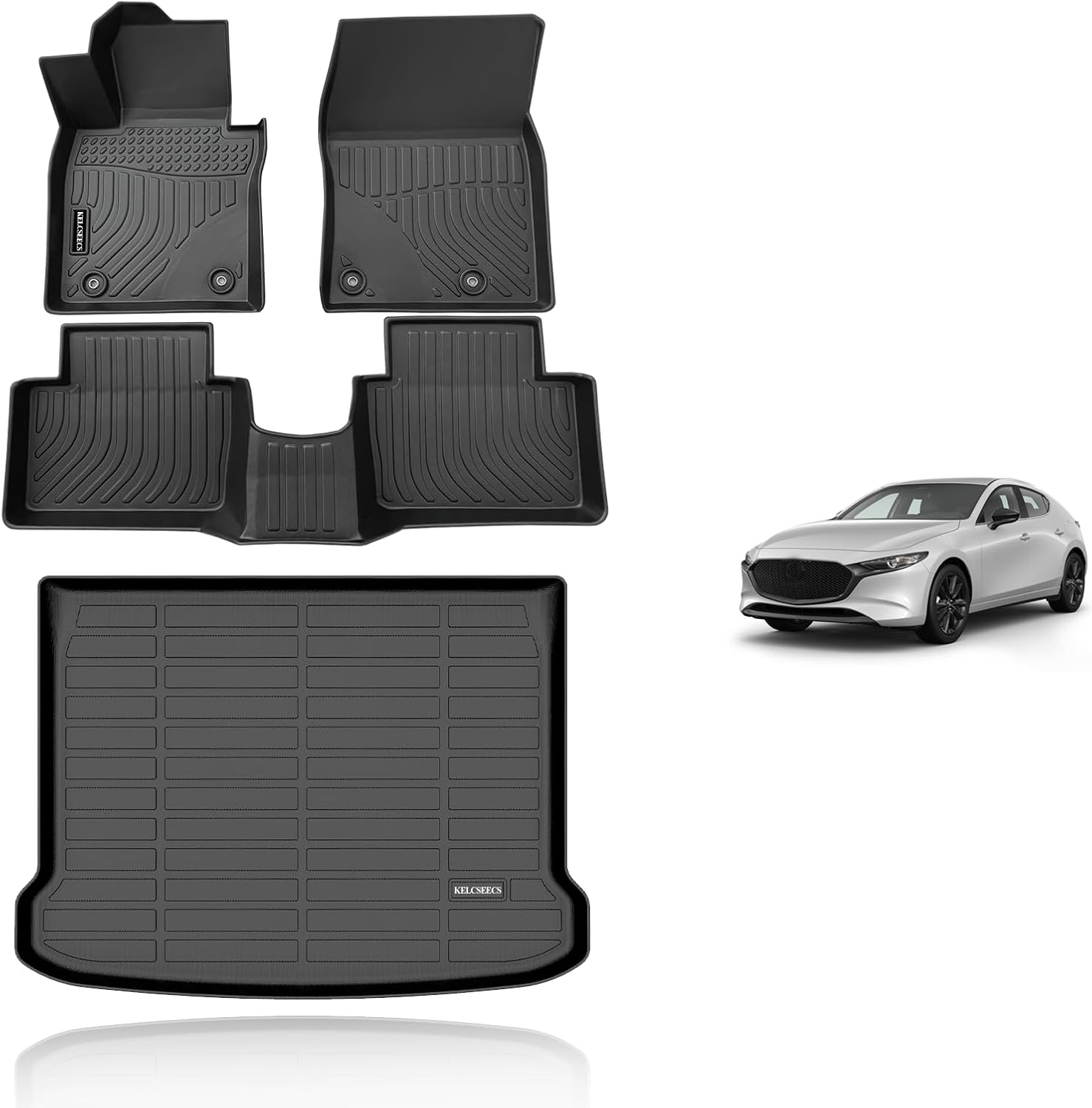 Custom All Weather Floor Mats for Mazda 3 2025 2024 2023 2022
