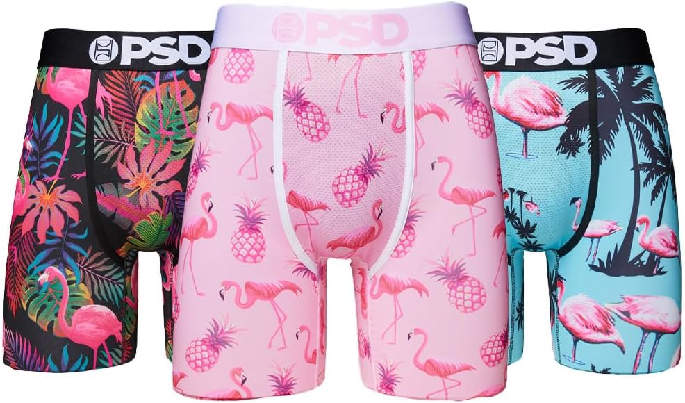 PSD Underwear Mens Boxer Briefs - Soft & Breathable Comfort