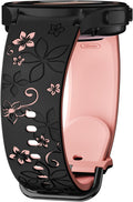Flower Engraved Silicone Band - Cute & No Gap - MYAPULUA