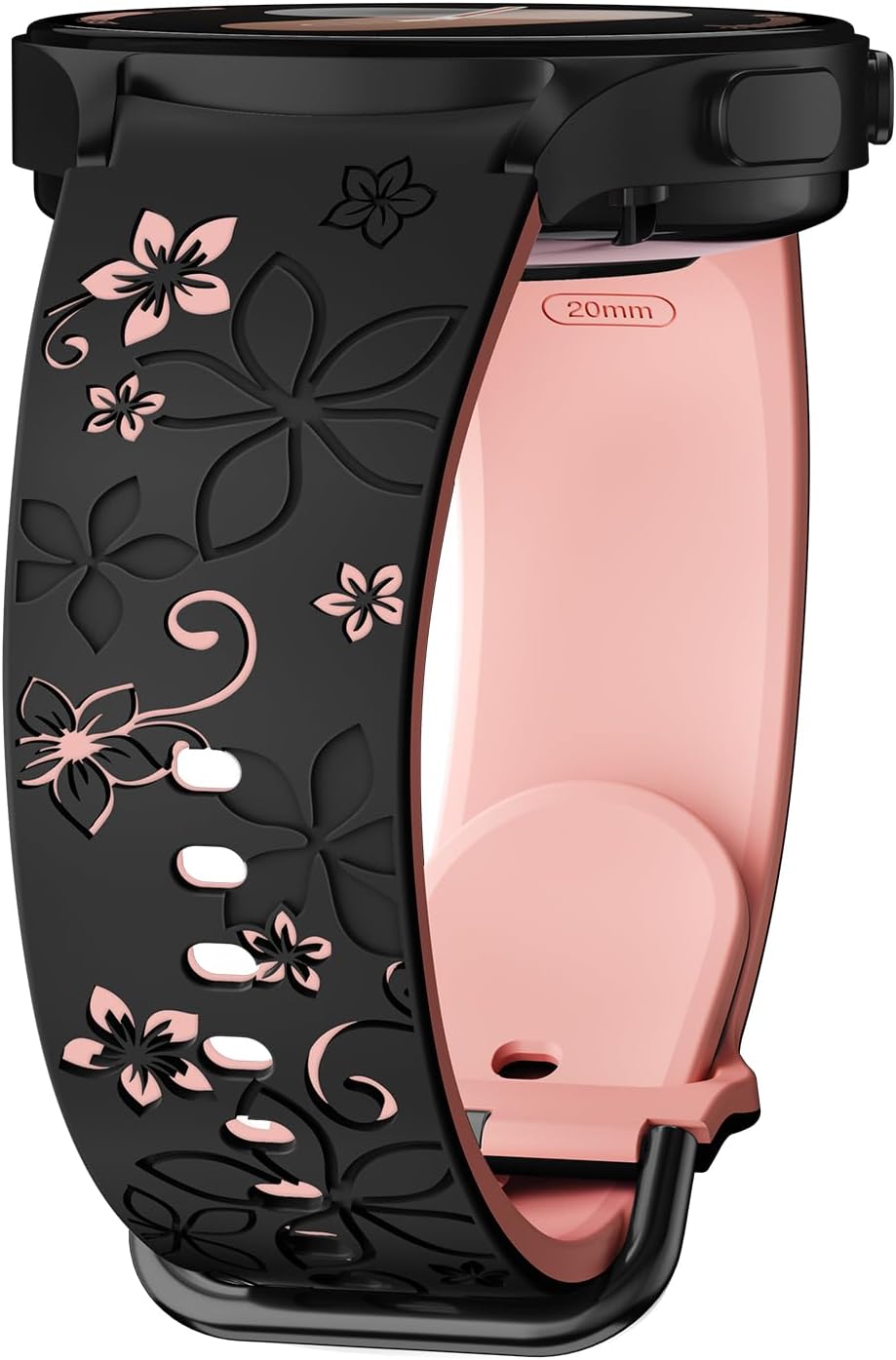 Flower Engraved Silicone Band - Cute & No Gap - MYAPULUA