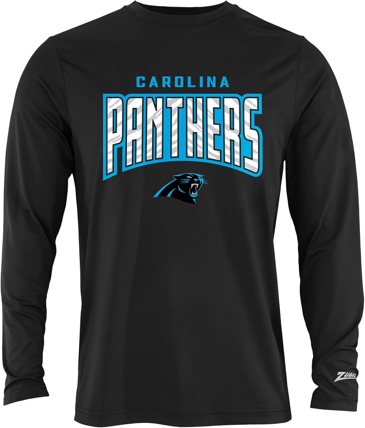 Zubaz NFL Men's Long Sleeve Team Graphic T-Shirt for Fans