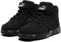 PUMA Boys' Rebound Layup Slip On Sneakers - Comfortable Court Style 8