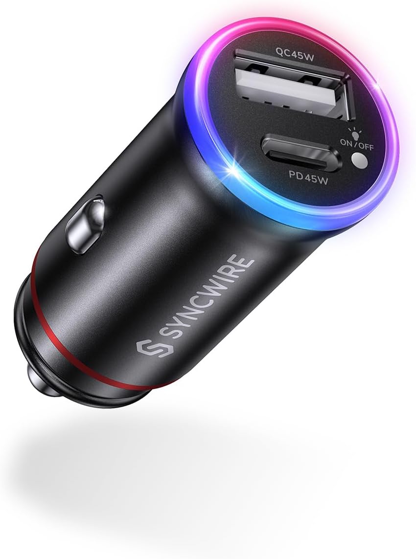 90W Fast Charging Car Charger for iPhone 16 & Samsung