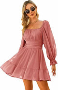 EXLURA Women Tie Back Wedding Guest Dresses for Every Occasion