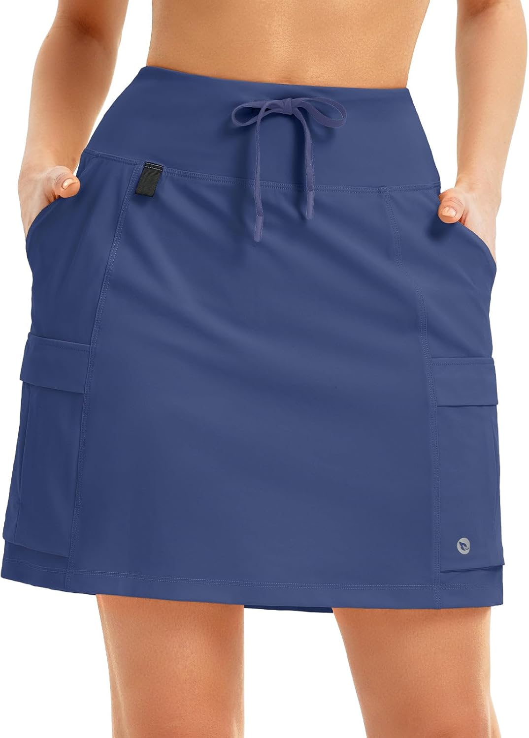 Baleaf Women's 16in Hiking Cargo Skort with Pockets and Comfort
