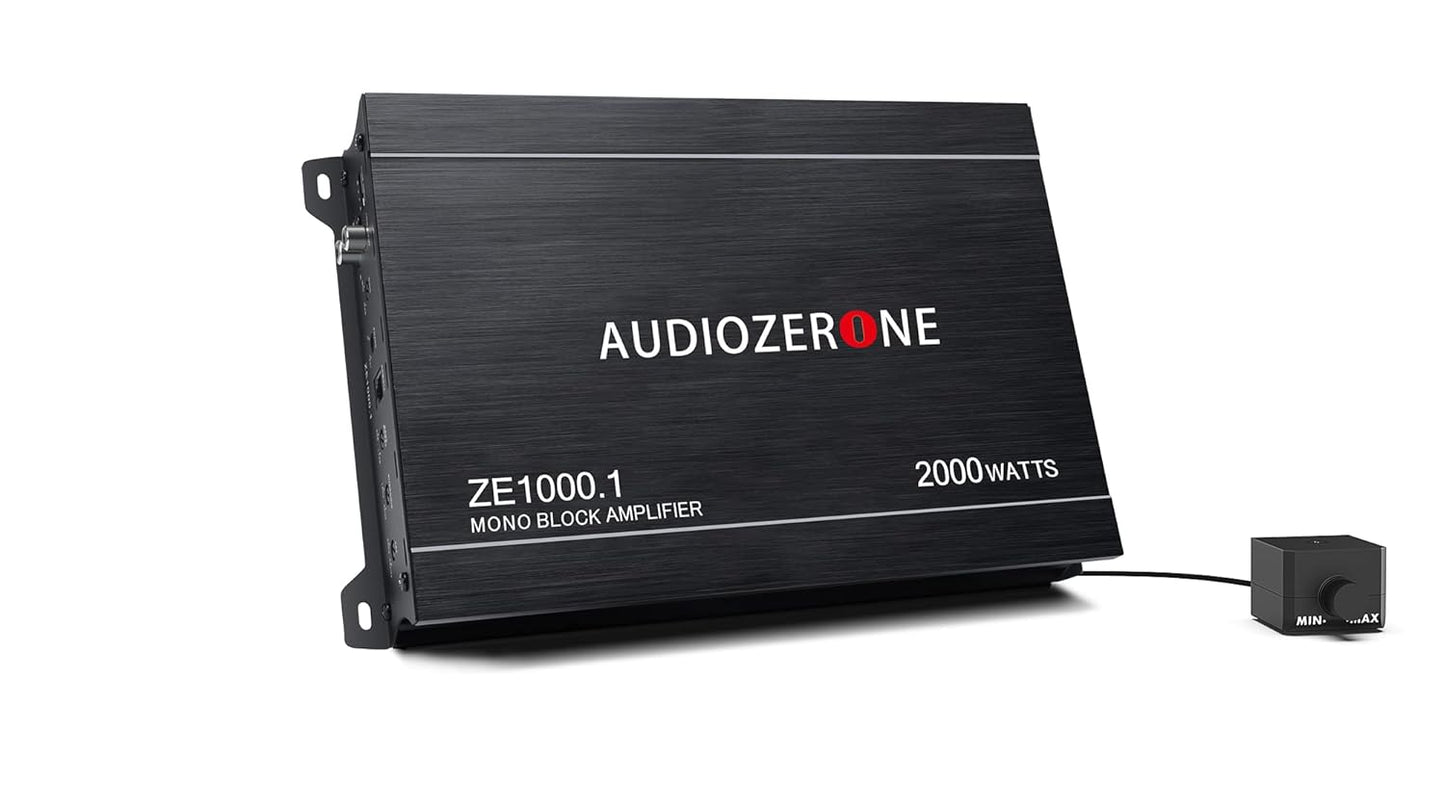 AUDIOZERONE Car Audio Amplifier ZE1000.1 2000W Review