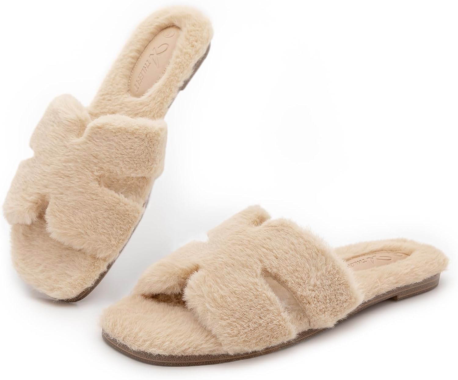 Athlefit Women's Fuzzy Slippers for Comfy Indoor Relaxation