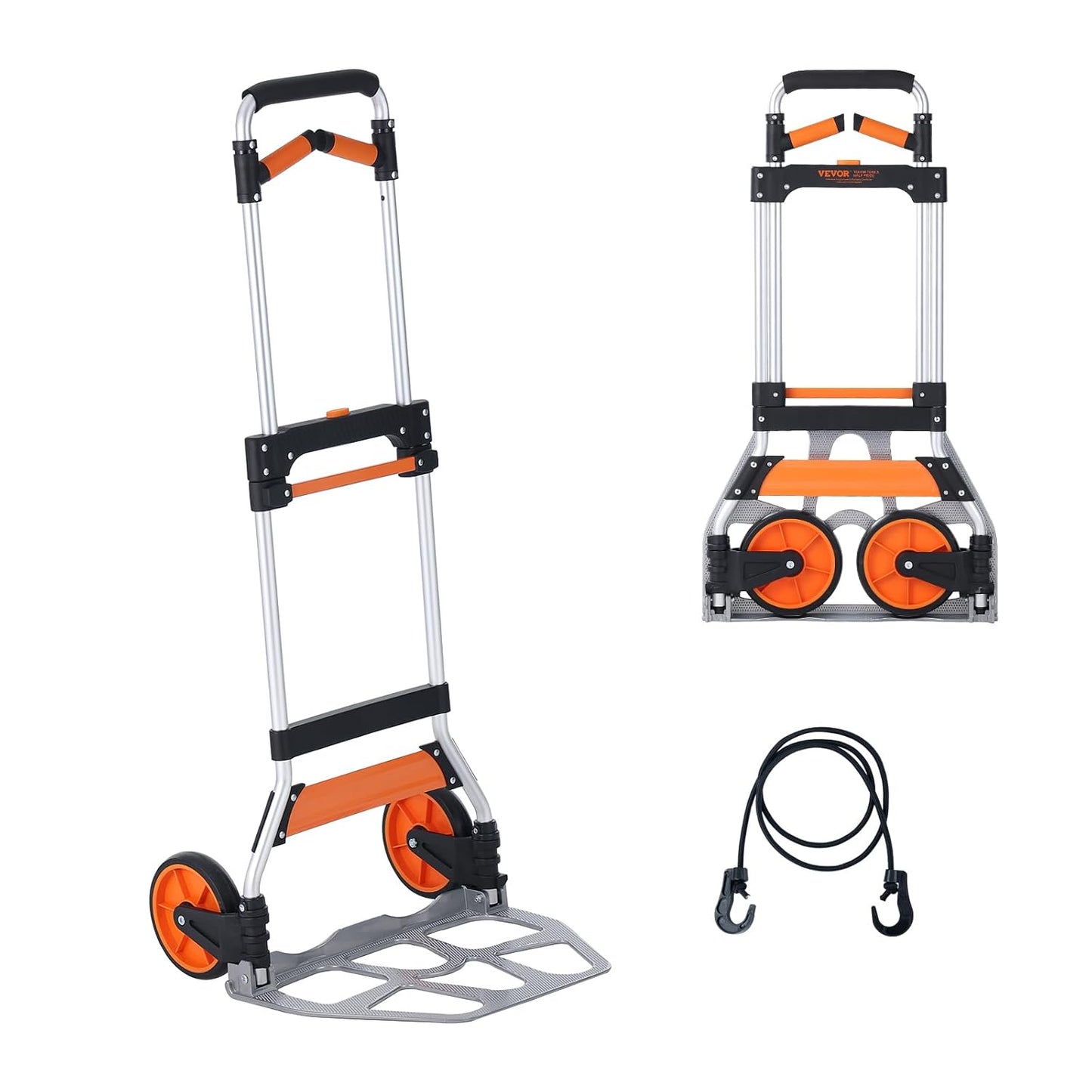 VEVOR Folding Hand Truck and Dolly for Easy Hauling