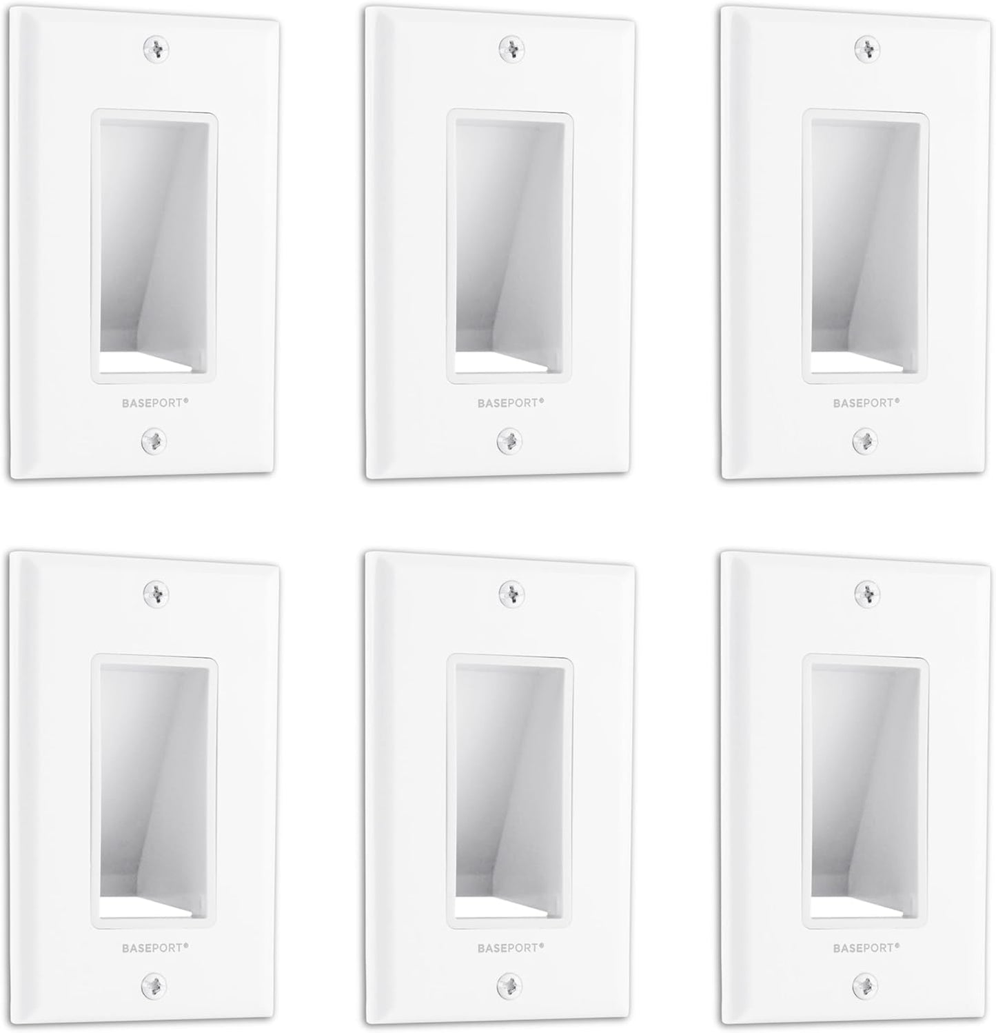 Recessed Cable Wall Plate for Efficient Cable Management Needs