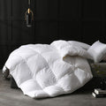 APSMILE Full/Queen Size Down Feather Fibers Comforter - 46 Oz