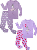 Family Feeling Kids & Toddler Pajamas 2-Piece - Soft 100% Cotton