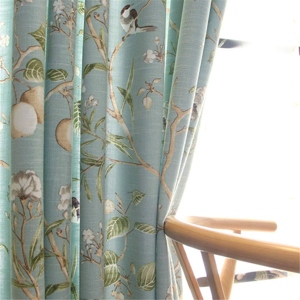 Vintage Birds Curtains for Home Decor - Farmhouse Style Panels