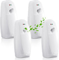Automatic Air Freshener Spray Dispenser 4-Pack - Wall Mount or Free