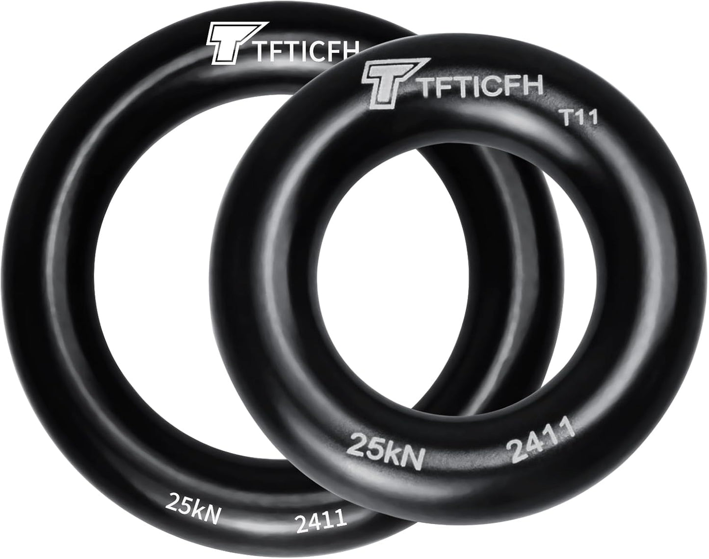Durable 25kN Aluminum Rappel Ring: Secure Climbing Essential