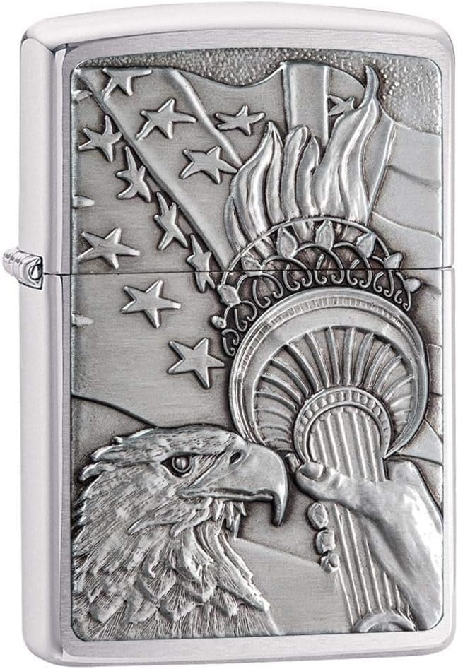 Zippo Eagles Dare Pocket Lighter - Windproof Metal Design