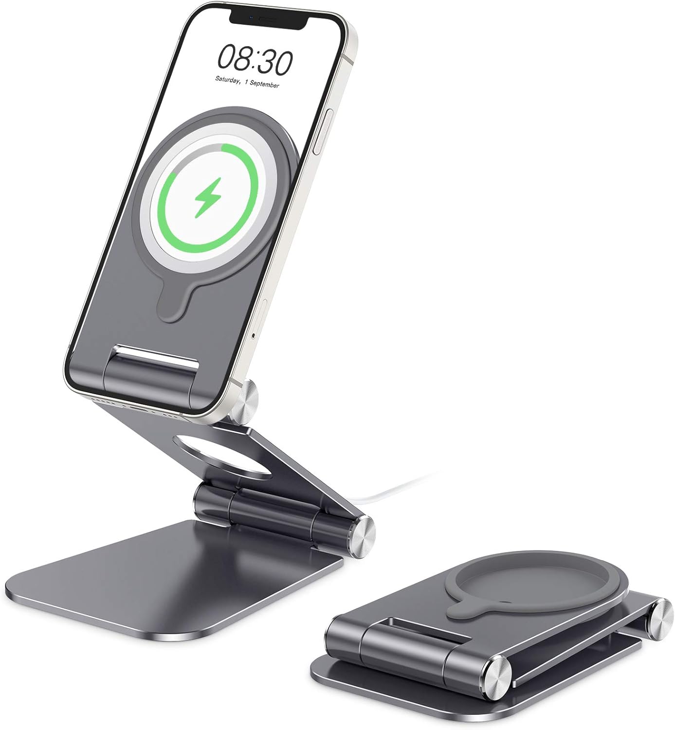 Foldable MagSafe Stand by OMOTON - Perfect Holder for iPhone
