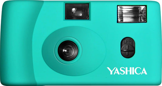 Yashica MF-1 Turquoise Film Camera: Stunning Shots!
