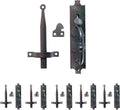 Norfolk Door Latches by Renovators Supply - Elegant Black Finish