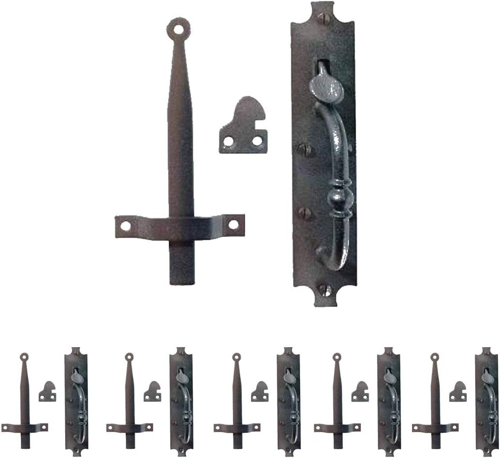 Norfolk Door Latches by Renovators Supply - Elegant Black Finish