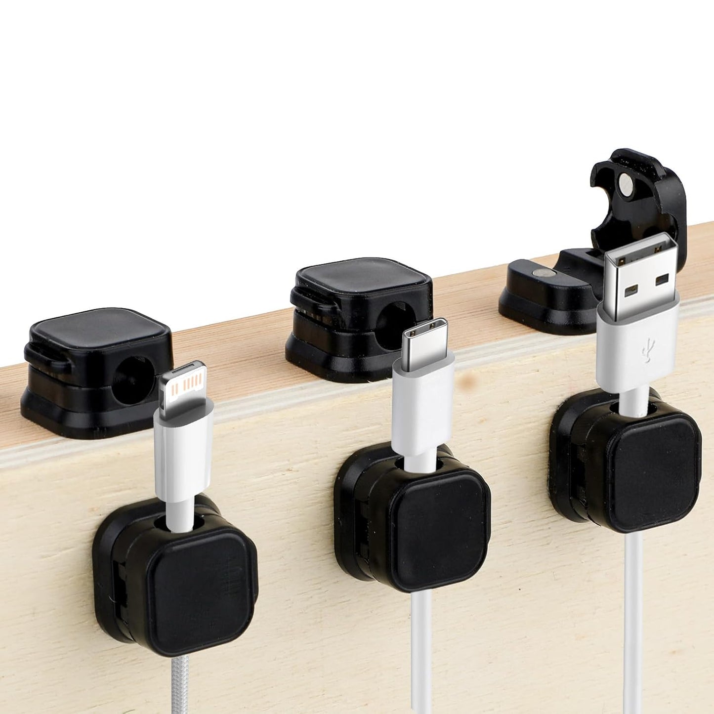 Magnetic Cable Clips for Tidy Spaces!