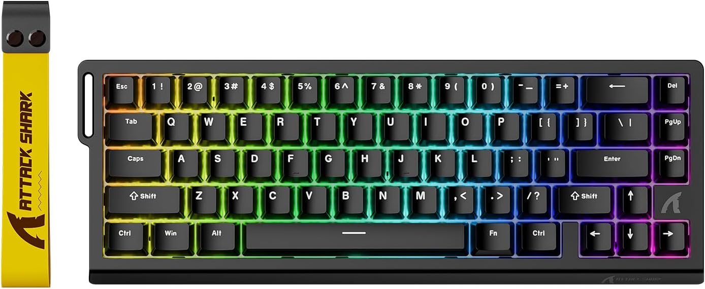 ATTACK SHARK X68 HE Rapid Trigger Mechanical Gaming Keyboard