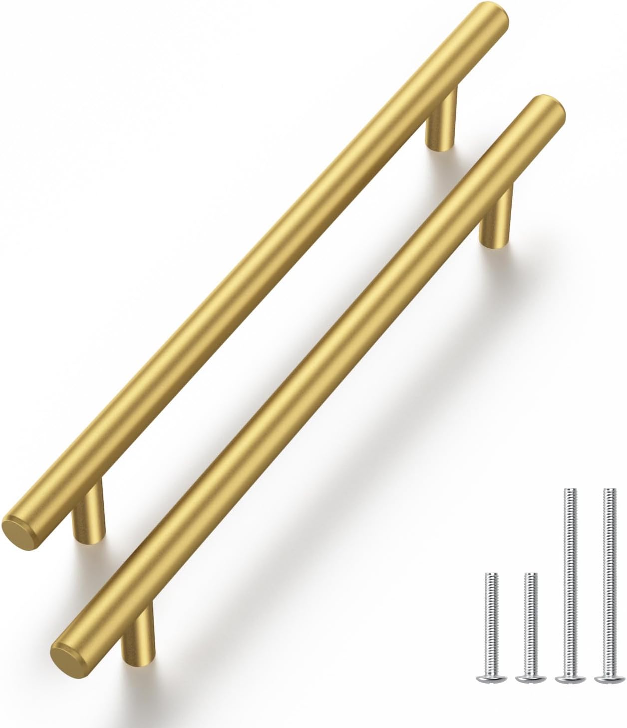 Haliwu 30 Pack Brass Gold Cabinet Pulls for Modern Decor