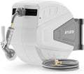 Ayleid Retractable Garden Hose Reel 5/8 in x 100 ft - Smooth Auto