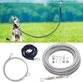 Dog Tie Out Cable 75ft Trolley Runner for Dogs up to 250lbs - Tree