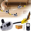 Interactive Cat Toys for Indoor Cats - Remote Control Moving Mouse