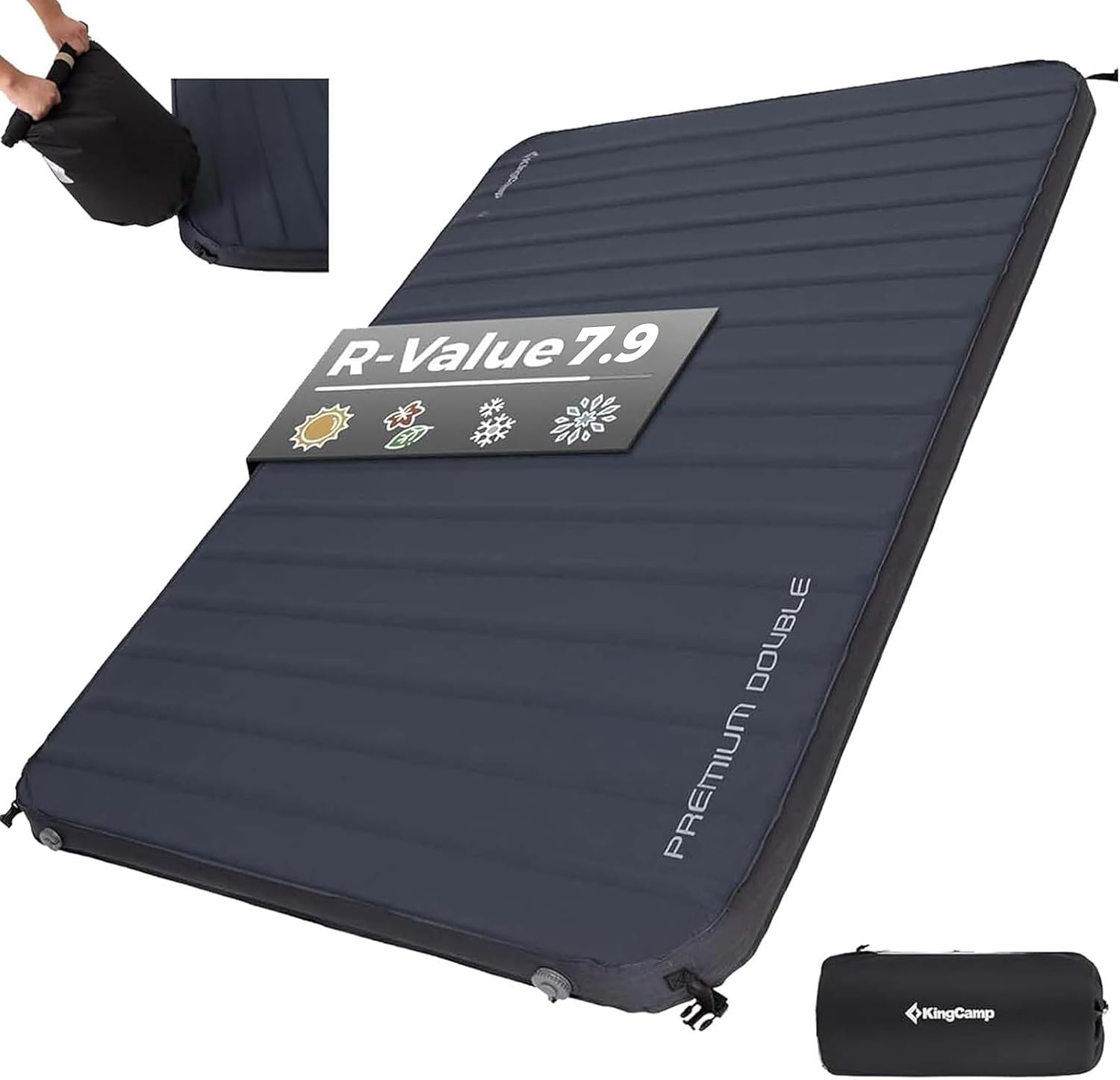 KingCamp Self Inflating Sleeping Pad for All Seasons