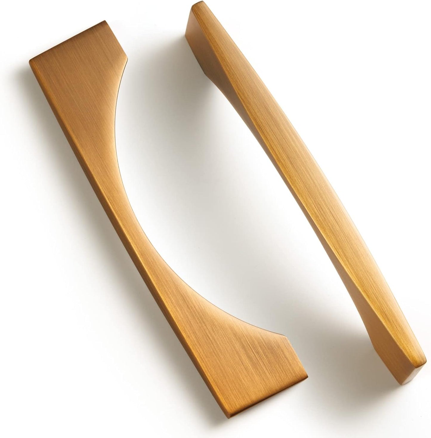 Goo-Ki Brushed Bronzed Brass Cabinet Pulls for Modern Furniture
