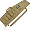 Tactical Soft Rifle Case 42in - Padded Range Bag with 5 Pouches