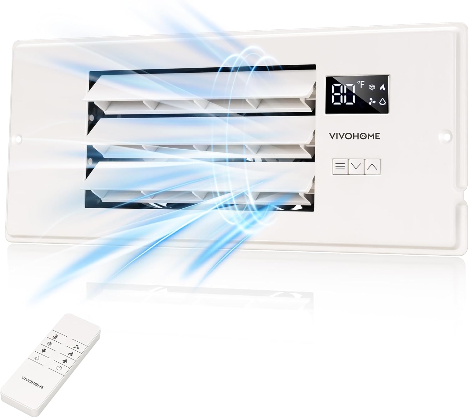 VIVOHOME 4ft' x 12ft' Register Booster Fan for Optimal Airflow