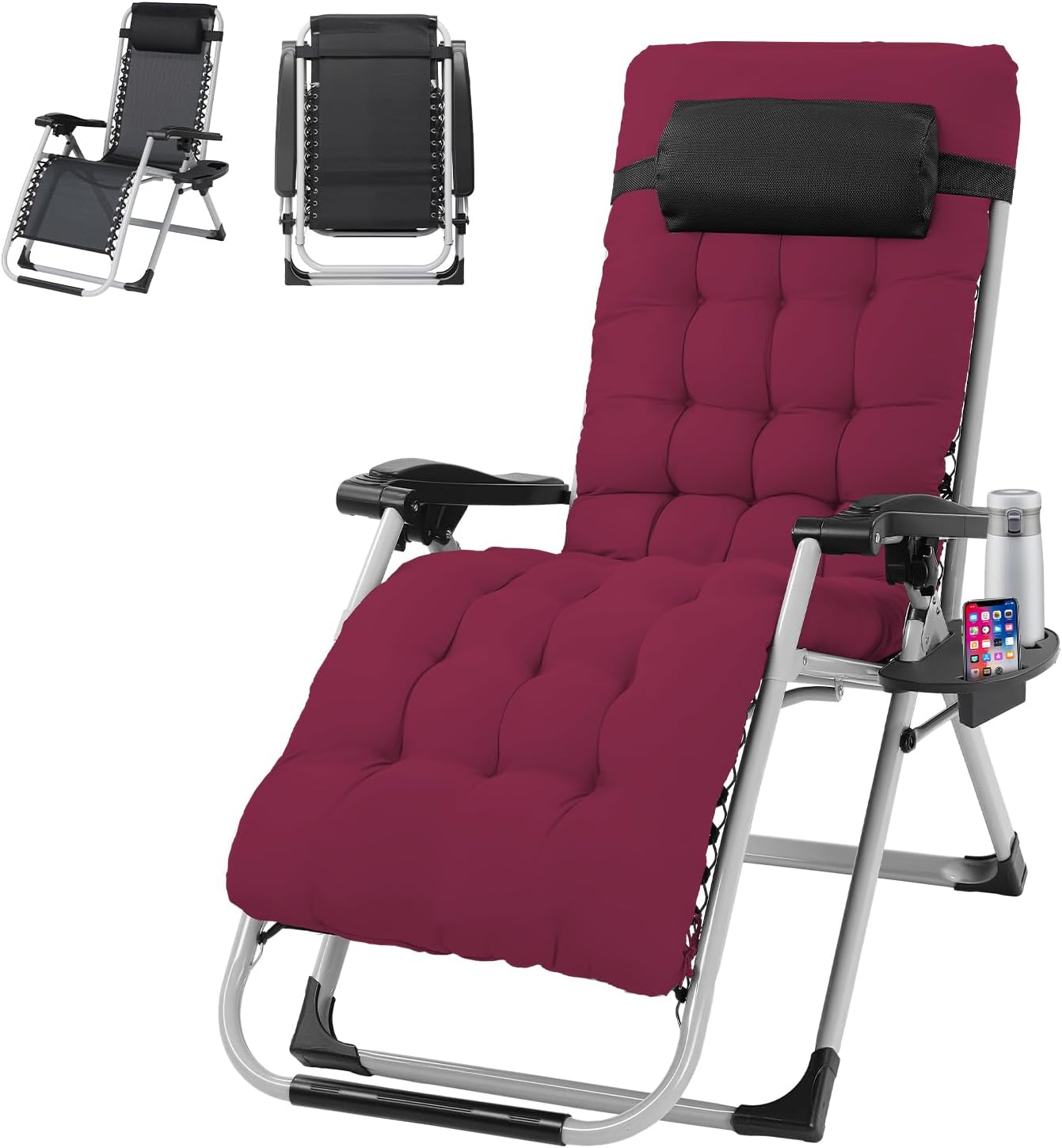 VINGLI Padded Zero Gravity Chair for Ultimate Comfort Anywhere