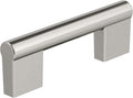 Amerock Versa 3 in Center-to-Center Satin Nickel Cabinet Pull - Pack