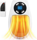Space Heater Small Plug in Electric Heater - Quiet Compact Heater