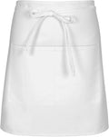SUNRISE White Half Bistro Apron 19in L x 27in W - Simple Kitchen