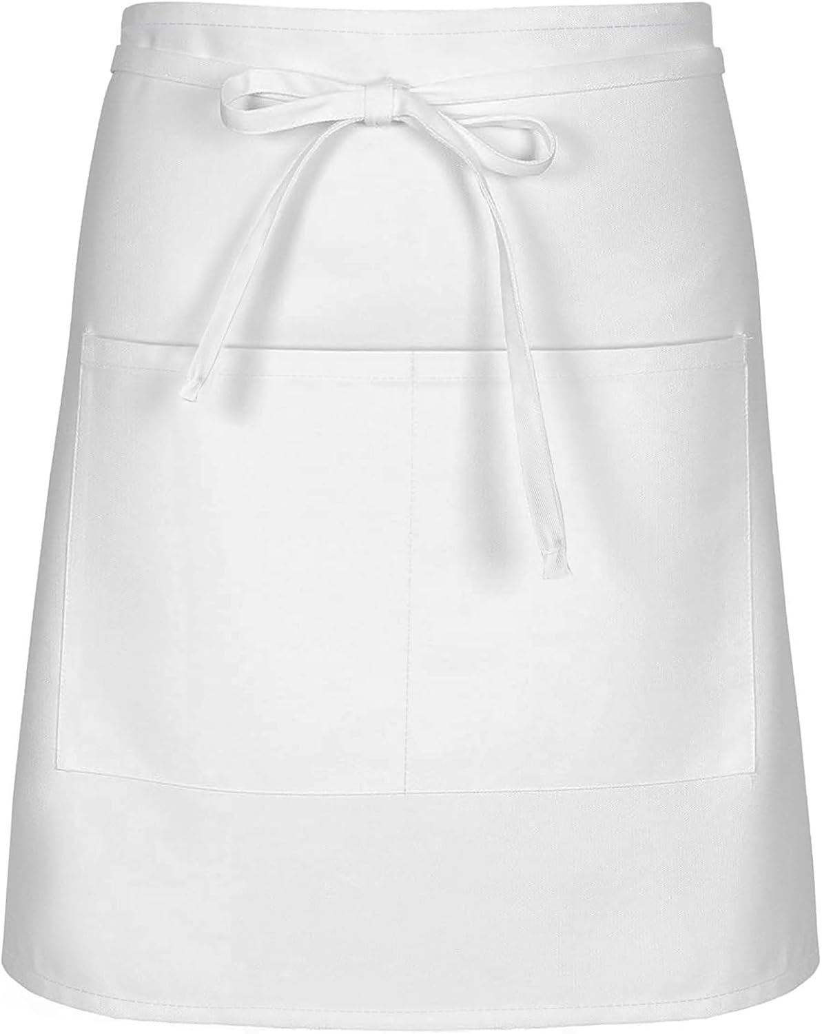 SUNRISE Kitchen Supply White Half Bistro Apron for Cooking