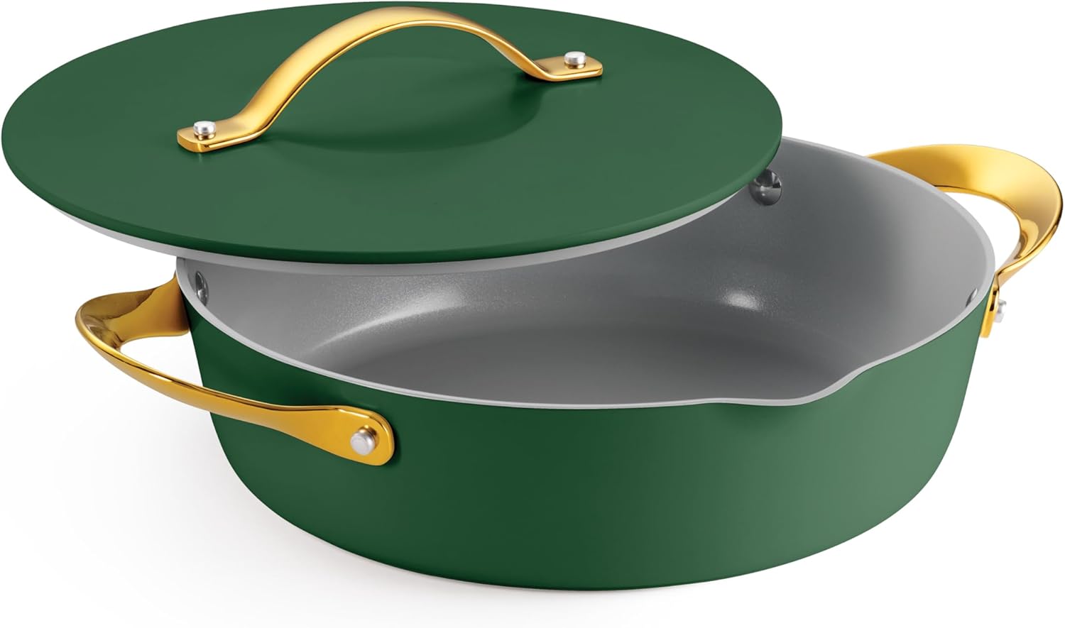Tramontina Fiora 4.25-Quart Non Stick Cooking Pan with Lid