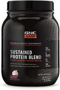 GNC AMP Sustained Protein Blend Strawberry Milkshake - 7hr Release