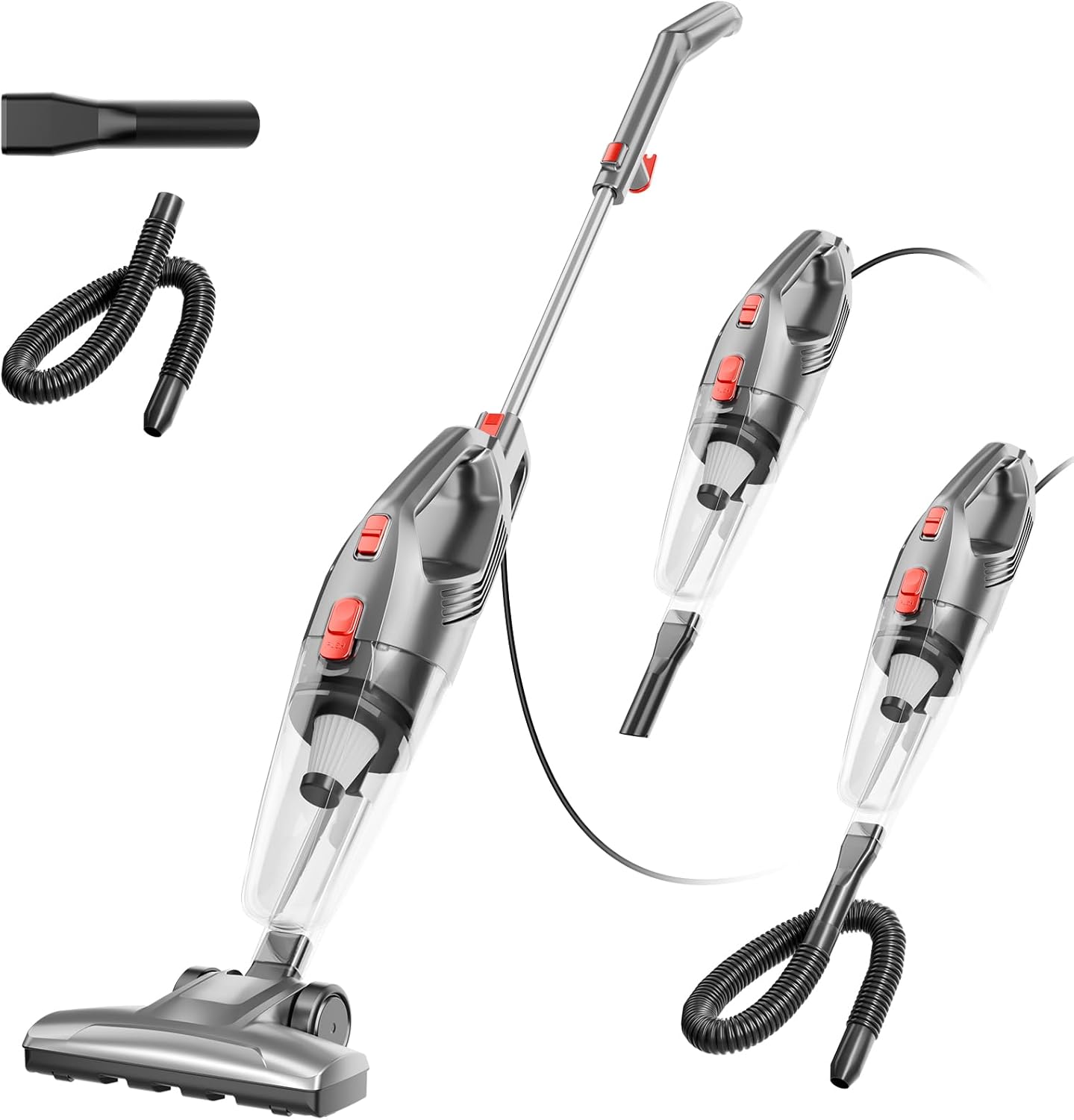 Corded Stick Vacuum Cleaner with Powerful Suction for Home