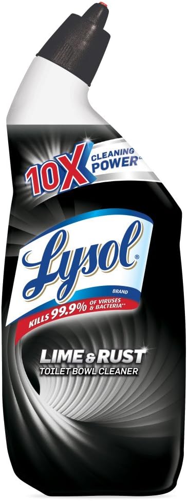 Lysol Lime & Rust Toilet Bowl Cleaner Gel for Tough Stains