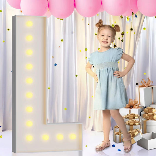 Light Up Letters for Party Decor - 4FT Marquee Letters Set