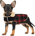 Winter Coat for Small and Medium Dogs - Warm Plaid Puppy Jacket