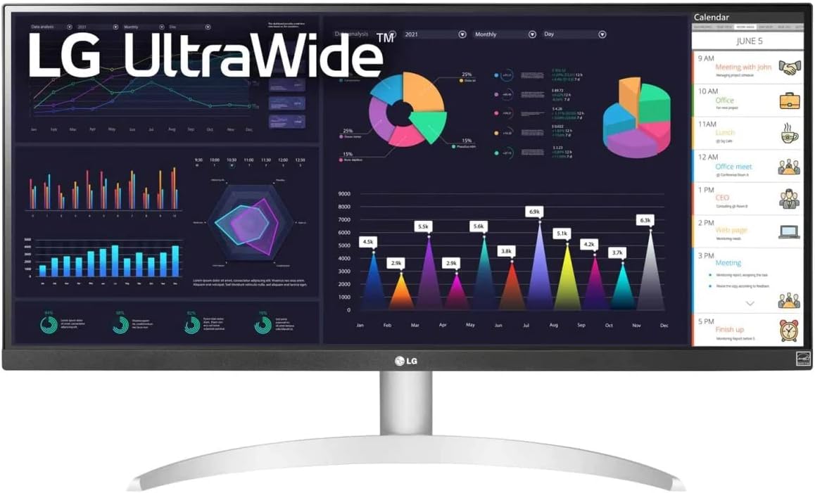 LG 29-Inch UltraWide FHD Monitor - HDR 10, AMD FreeSync, USB-C